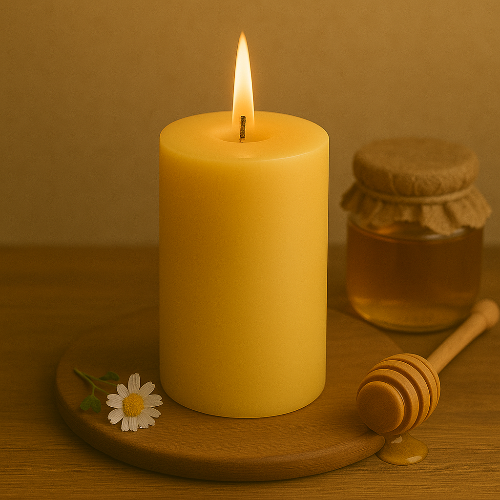 Beeswax Pillar Candles