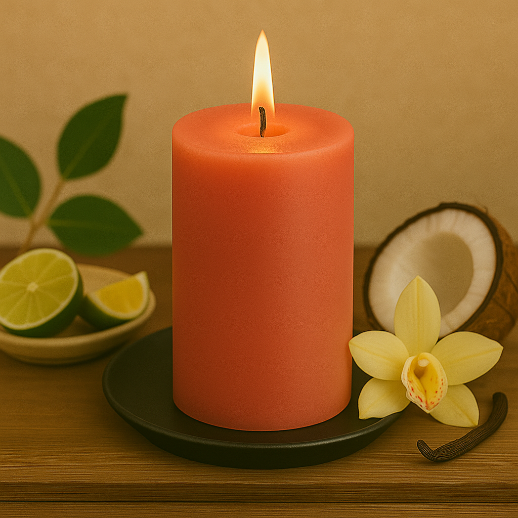 Beeswax Pillar Candles