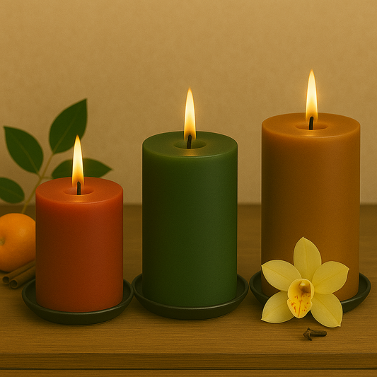 Beeswax Pillar Candles