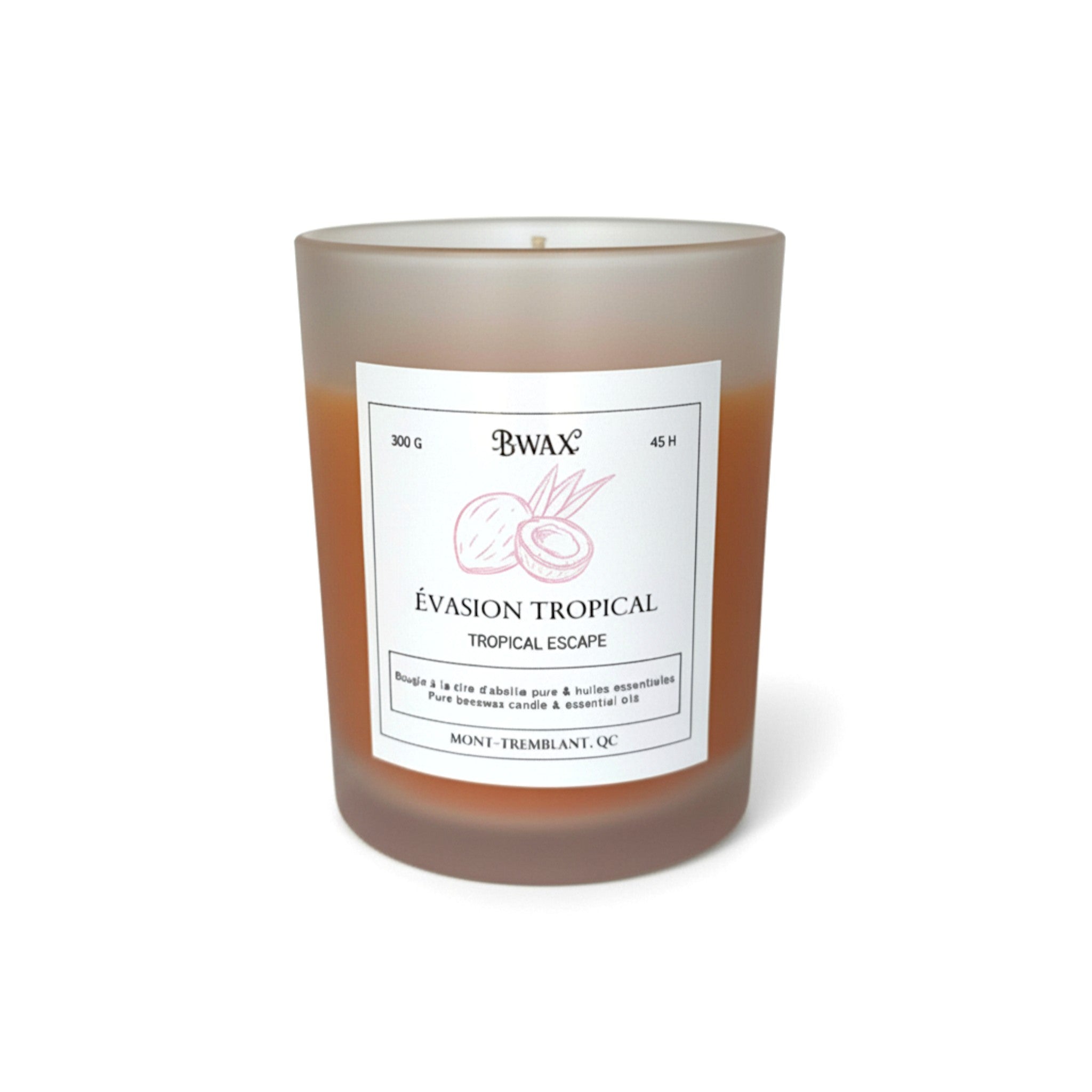 Tropical Escape Beeswax Jar Candles