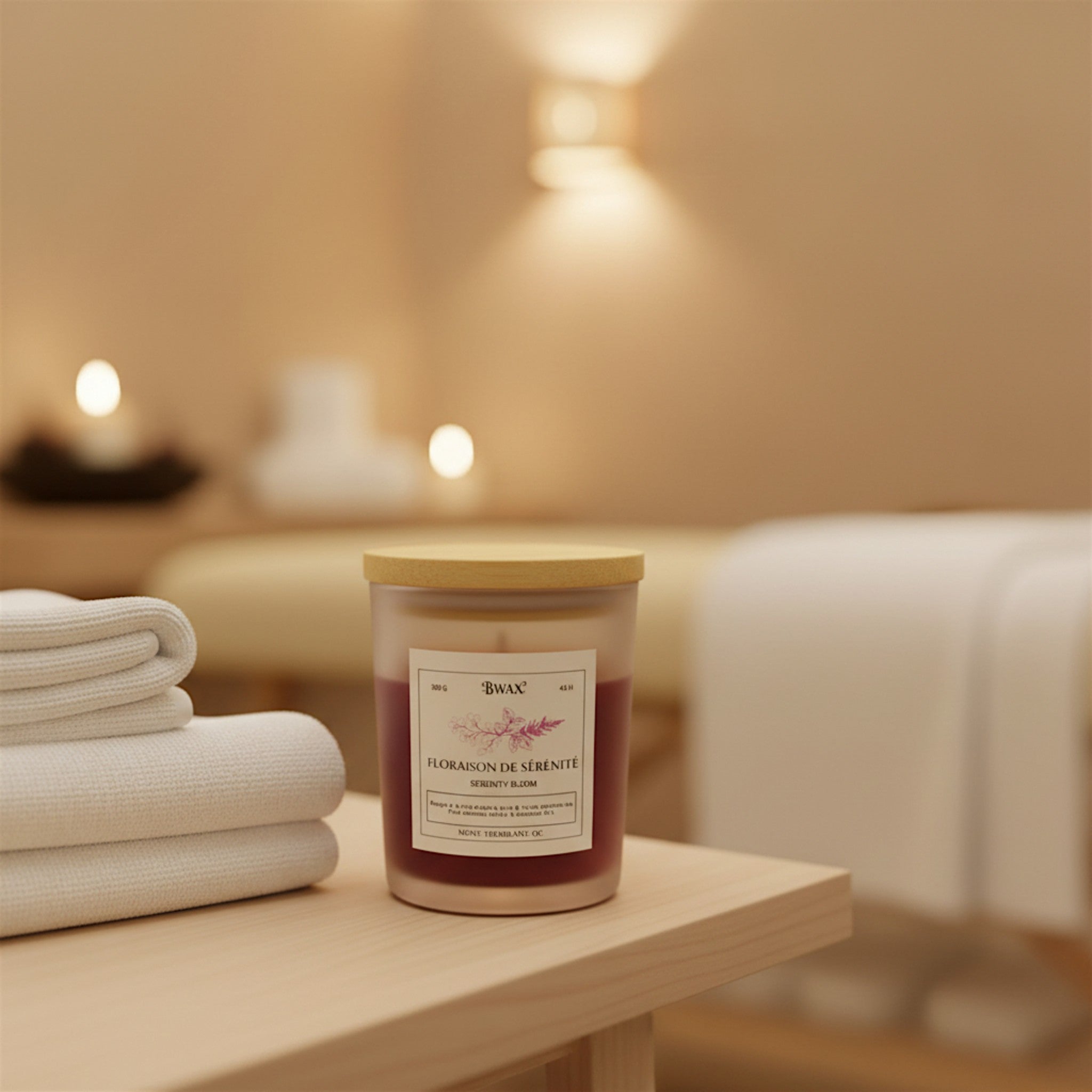 Serenity Bloom Beeswax Jar Candles