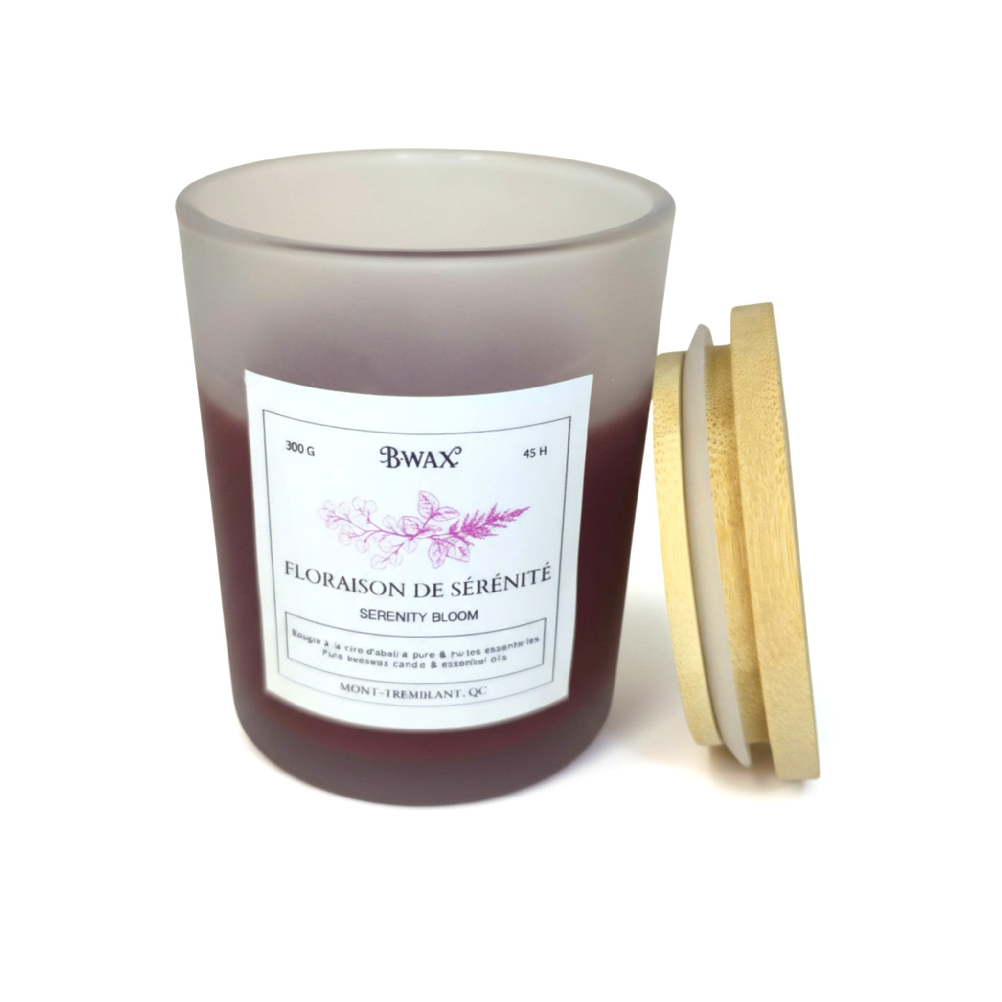 Serenity Bloom Beeswax Jar Candles